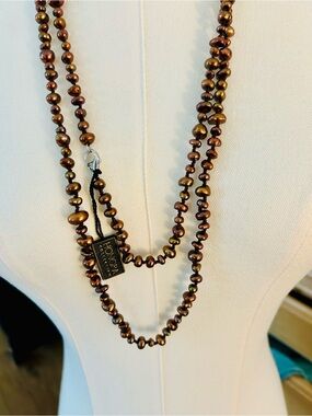 Honora Iridescent Chocolate Freshwater Pearl Necklace